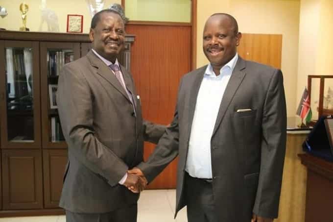Power vacancy in Bomet: Isaac Ruto Visits Raila Over Succession Plans