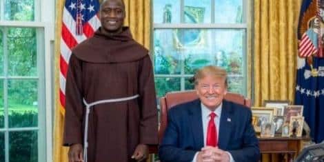 Top Kenyan teacher Peter Tabichi meets Donald Trump at the White House