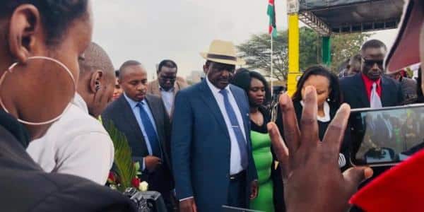 VIDEO: Raila Odinga Snubs Mariga at Memorial Service