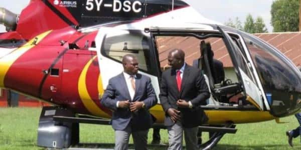 PHOTOS/VIDEOS: Ruto's Luxurious high-end Airbus H145 chopper