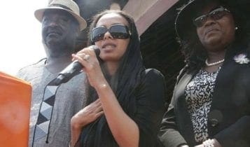 Fidel's wife Lwam Public Appearance-Attends Gor Mahia Match