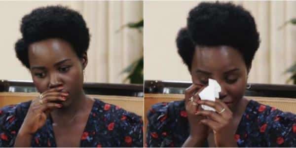 Lupita cried Uncontrollably During Interview with Oprah