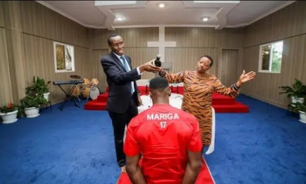 PHOTOS: Mariga attends special prayers at Ruto’s Karen home