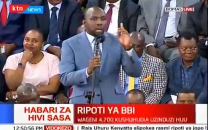 VIDEO: Chaos as Murkomen is heckled during BBI report launch