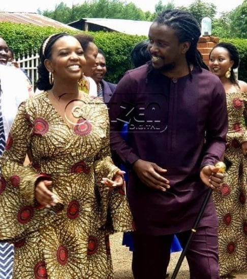Singer Nyashinski weds longtime girlfriend in a traditional ceremony