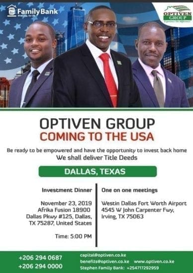 OPTIVEN REAL ESTATE BUILDING RELATIONSHIPS IN DALLAS TEXAS