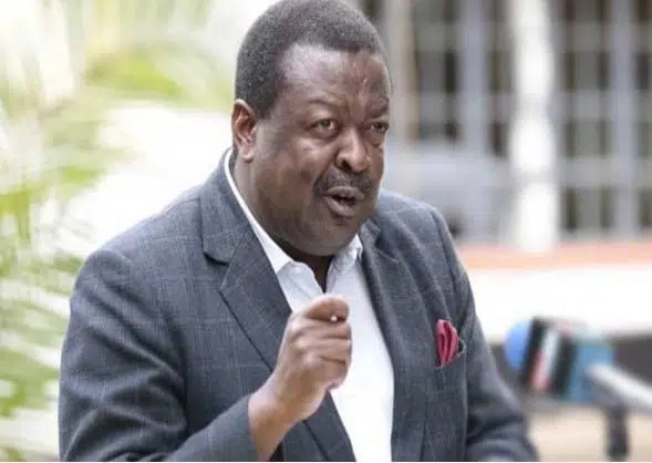 Raila chose handshake for fear of losing his US visa-Mudavadi