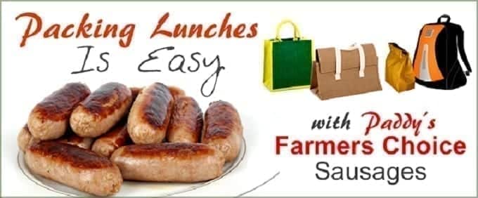 AES Foods For Paddys Farmers Choice Gourmet Sausages