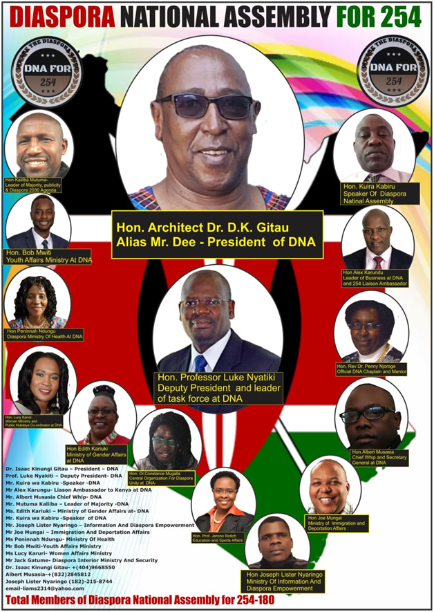 Ambitious Diaspora Group Names Cabinet To Represent Entire Diaspora