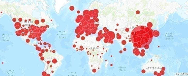 Fraudulent fictitious computer generated Coronavirus figures worldwide