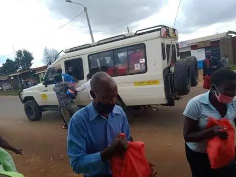 VIDEO: CCTV Footage Of Landcruiser That Donated Fake Ruto Food 