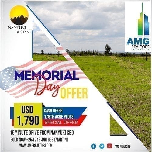 MEMORIAL DAY OFFER COURTESY OF AMG REALTORS