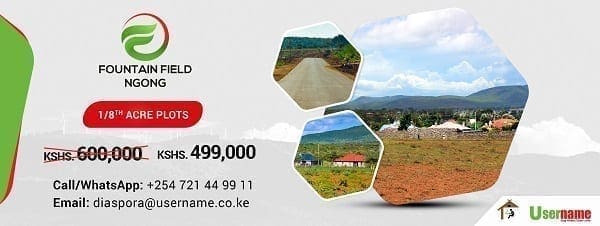 Affordable Land for Sale in Ngong, Kenya-Fountain Field
