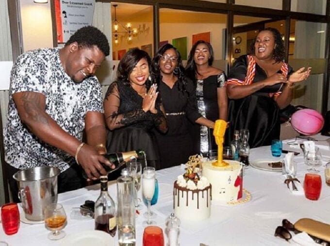 Massawe Japanni treated to a luxurious birthday party by husband Tom