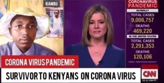 Hilarious Video: Kiambu man butchers English in mock CNN interview