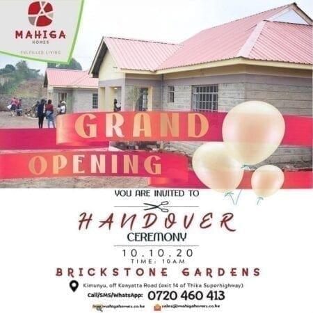 Handover Of Brickstone Gardens To Happy Homeowners