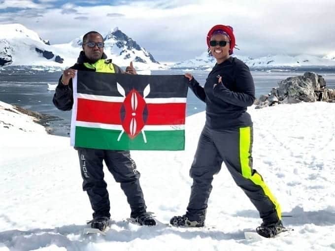 Kenyan couple on motorbike tour around the world forced to return home