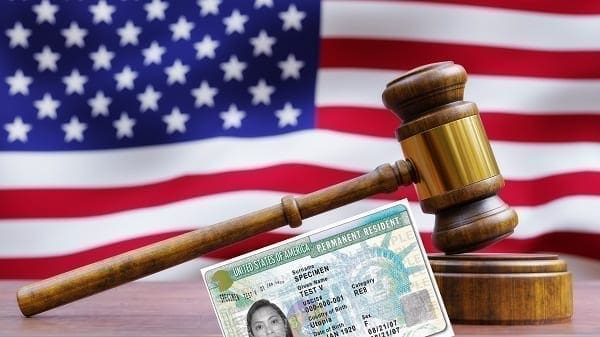 Green card holder can move to another State, but must live there three months