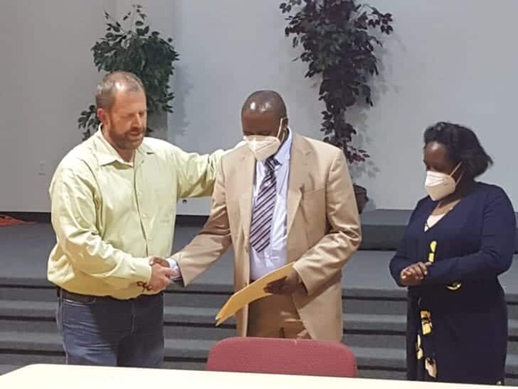 Kenyan Pastor Andrew Mugo Ordained by a Baptist Church in Maryland