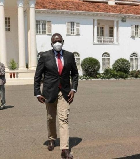 VIDEO: Surprise as Ruto Arrives at State House For National Prayers Day