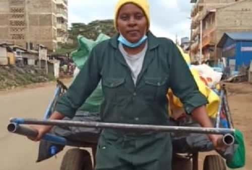 Aeronautical Engineer Grace Wangechi proud to be Garbage Collector