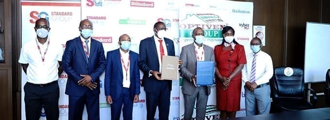 Optiven and Standard Group Sign Partnership To Transform Society