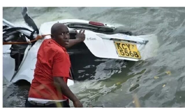 VIDEO: Kenyan woman whose car plunged into Indian Ocean dies