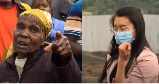 VIDEO: Kenyan Grandmother Threatens To Beat Up A Chinese Woman