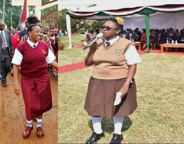 Amazing Photos: Rachel Ruto And Sabina Chege In High School Uniform