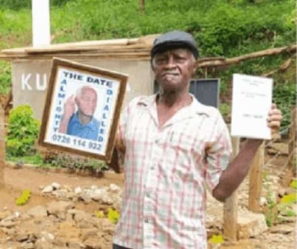 Kenyan Man Prepares His Own Grave And Plans His Own Funeral