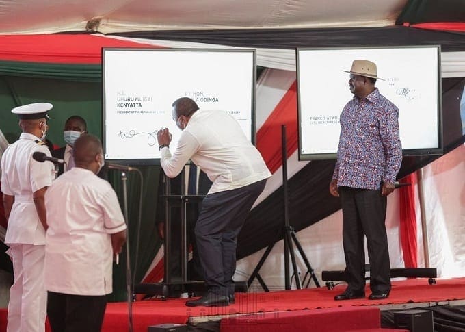 Raila Odinga Makes His Debut On Jubilee Party’s Facebook Page