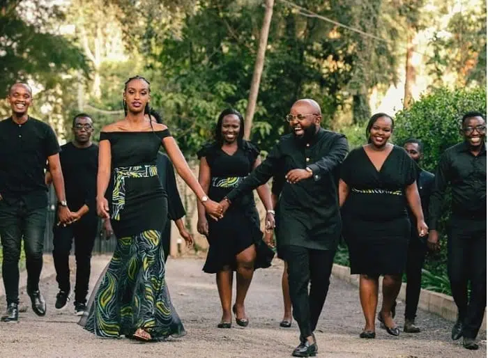 Photos of Gospel singer James Muhia and Fiancée's Traditional Wedding