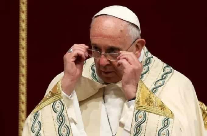 VIDEO: Pope Francis falls over as he arrives for Holy Mass in Poland