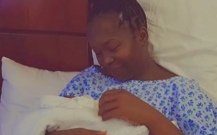 PHOTOS: Anne Kansiime Excited after giving birth to a baby boy