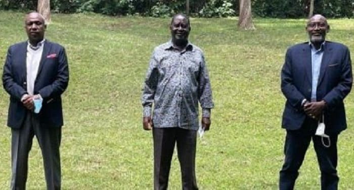 Sons of Kenya's Founding fathers: Uhuru Brother Meets Raila, Gideon Moi