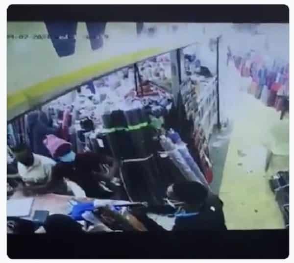 CCTV Video: Brave Kenyan man fights off gunmen in Nairobi Mall Robbery