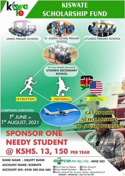 Fundraiser To Support Kiswate Scholarship Fund For 45 Needy Students