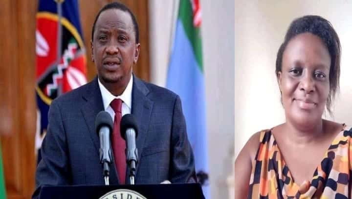 Kenyans Warn Evelyn Ikandi After Trying To Tarnish Uhuru's Name