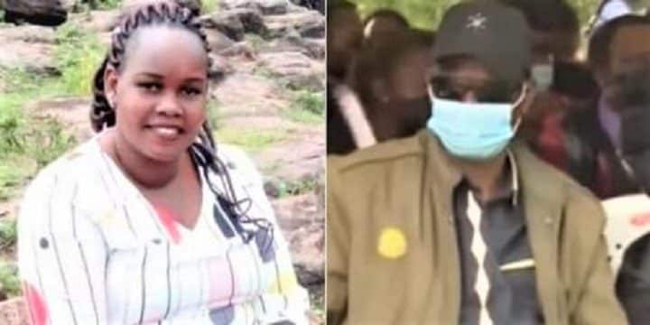 Caroline Kangogo’s husband attends her burial but decline to speak