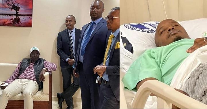 DP Ruto And A Host Of VIPs Visit Starehe MP Jaguar In Hospital