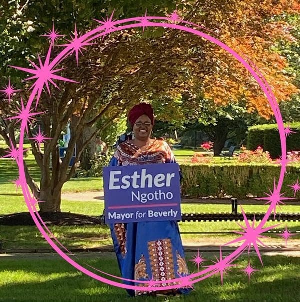 Kenyan Woman Esther Ngotho running for mayor of Beverly, Massachusetts