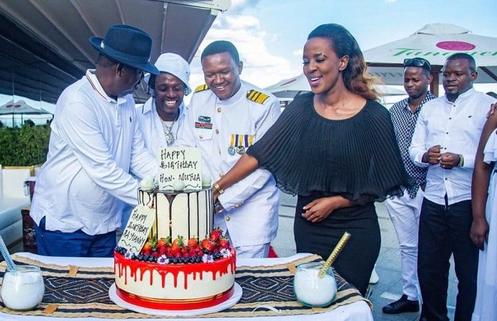 Excitement as Alfred Mutua reunite with estranged wife Lillian at his birthday party
