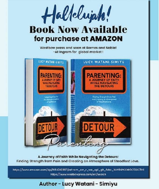 Inspirational Book By Lucy Simiyu-Navigating Detours Of Parenting In USA