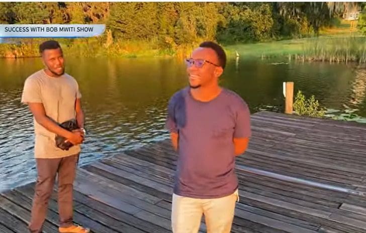 Fantastic Sunset Interview By The Lake At Saint Leo University
