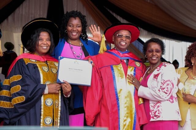 Kenyan Scientist Dr George Njoroge Awarded Honorary Doctoral  by KCA University