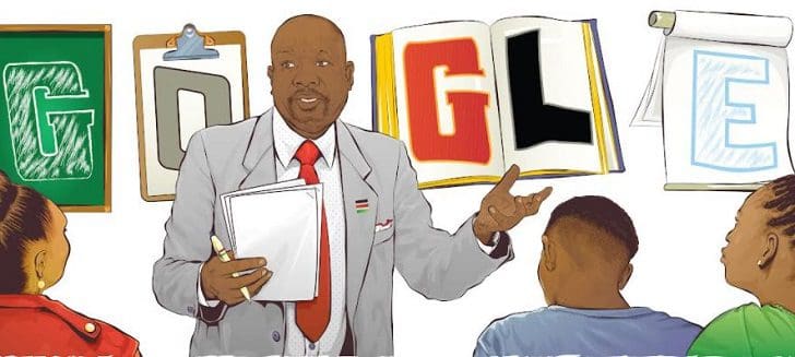 Google Honours Kenyan professor Okoth Okombo with a Doodle