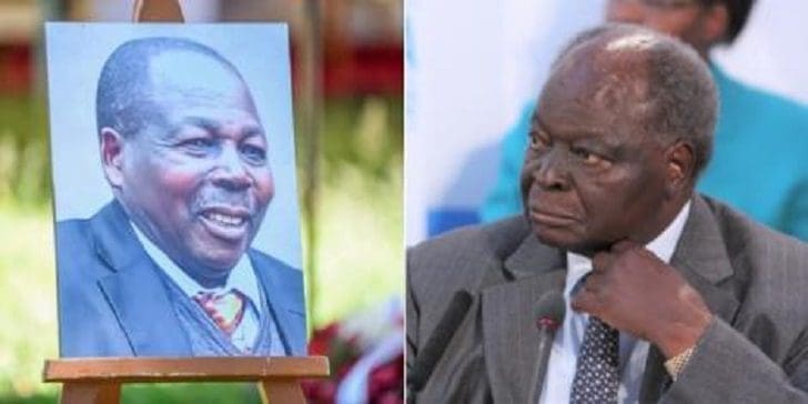 Former President Mwai Kibaki Misses His Brother’s Burial