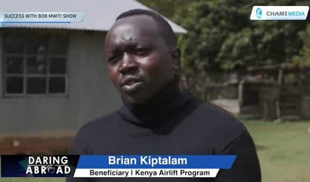 The Kenya Airlift Program Story Of Brian Kiptalam.