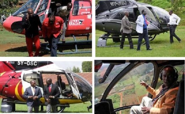 Chopper Wars: How politicians burn Sh2,833 a minute