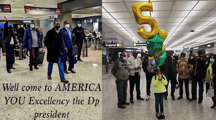DP William Ruto and entourage arrives In Washington DC